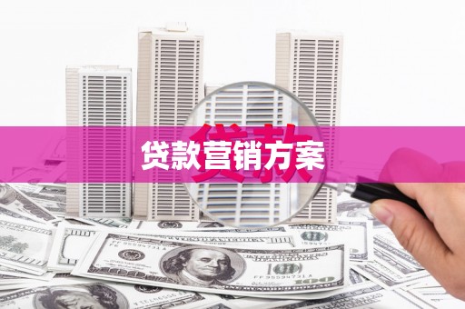 中卫贷款营销方案