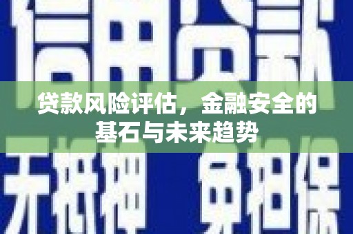 邯郸贷款风险评估，金融安全的基石与未来趋势