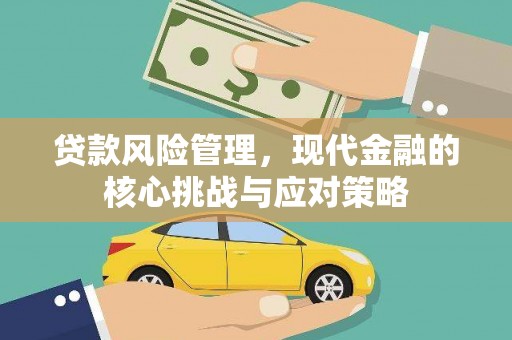 乳源贷款风险管理，现代金融的核心挑战与应对策略
