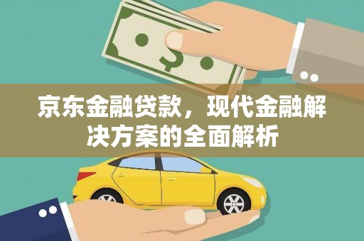 鱼池京东金融贷款，现代金融解决方案的全面解析