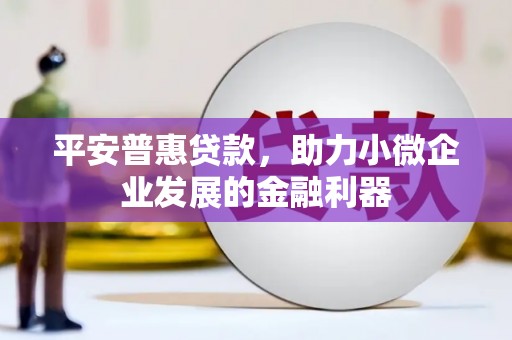 平川平安普惠贷款，助力小微企业发展的金融利器