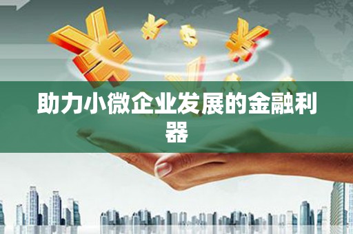 商州助力小微企业发展的金融利器